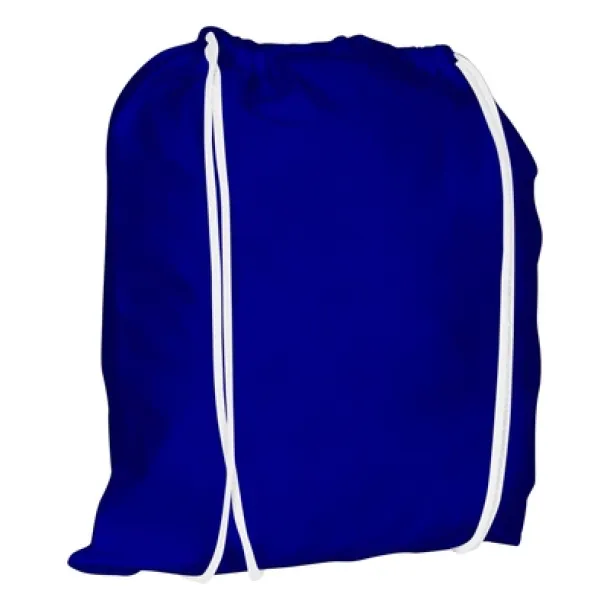  Cotton drawstring bag Mornarski plava