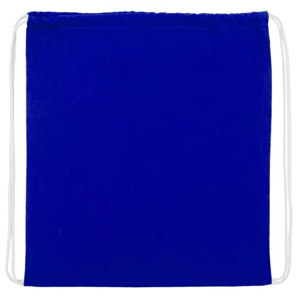  Cotton drawstring bag Mornarski plava