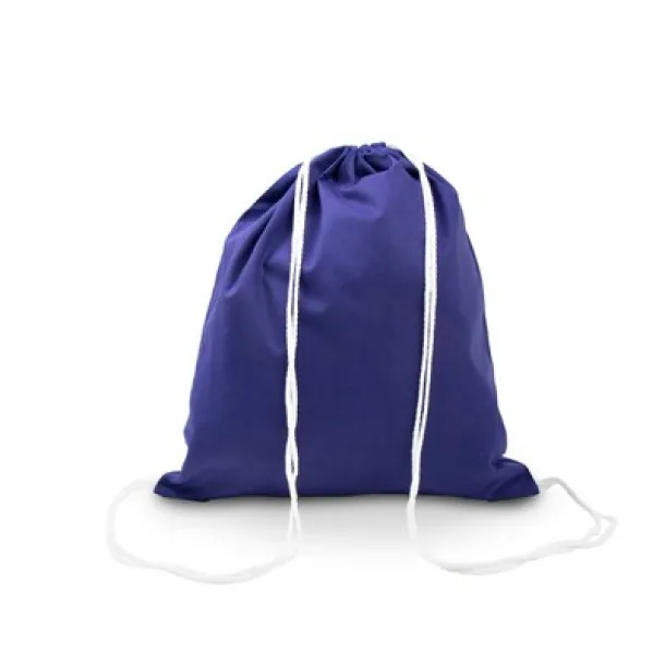  Cotton drawstring bag Mornarski plava