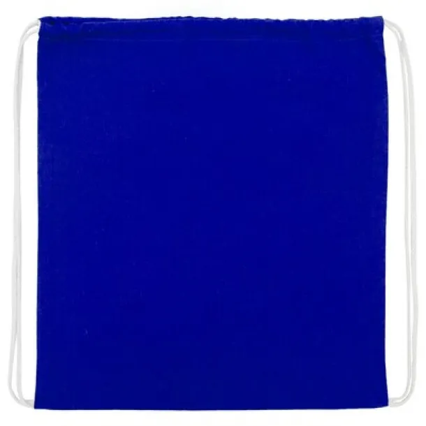  Cotton drawstring bag Mornarski plava