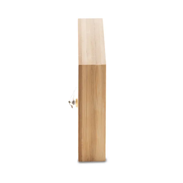 LA CASA bamboo clock Brown