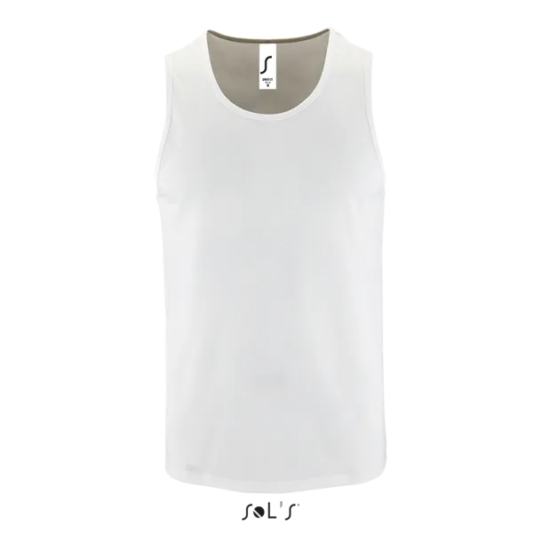  SOL'S SPORTY TT MEN - SPORTS TANK TOP - SOL'S White