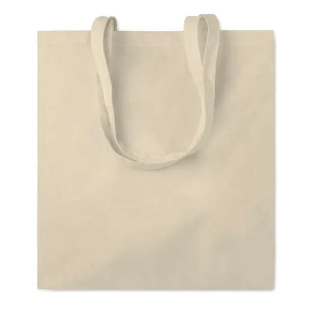 PORTOBELLO Cotton shopping bag w/ gussets, 140 g/m2 Beige