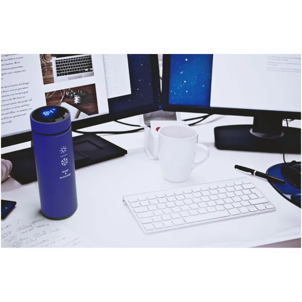 SCX.design D10 Izolirana pametna boca, 500 ml - SCX.design Reflex blue