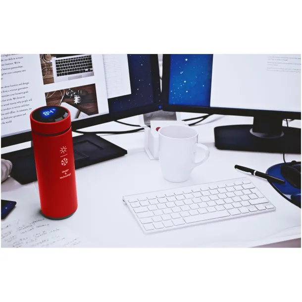 SCX.design D10 Izolirana pametna boca, 500 ml - SCX.design Mid red