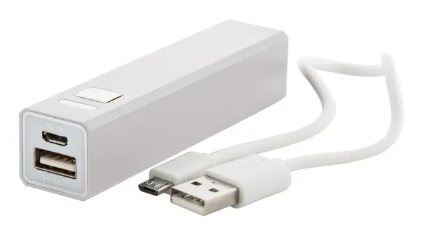 Balzur USB prijenosna baterija, 2200 mAh Bijela