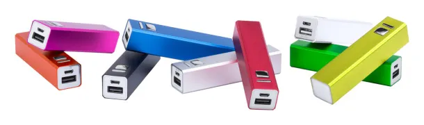 Balzur USB prijenosna baterija, 2200 mAh Žuta Bijela