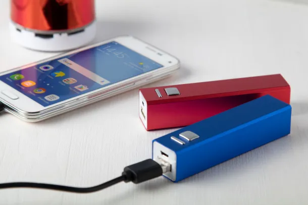 Balzur USB prijenosna baterija, 2200 mAh Crvena