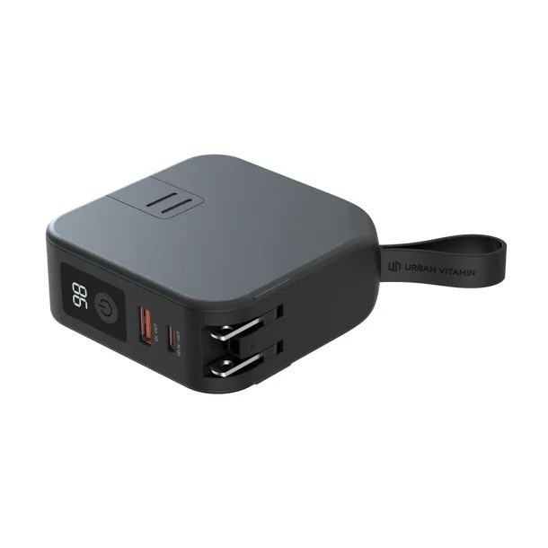  Urban Vitamin Saratoga 5u1 univerzalni punjač, 10.000 mAh - Urban Vitamin Crna