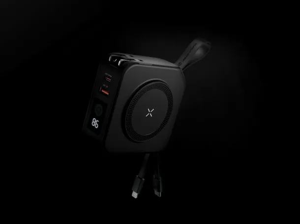  Urban Vitamin Saratoga 5u1 univerzalni punjač, 10 000 mAh - Urban Vitamin Crna
