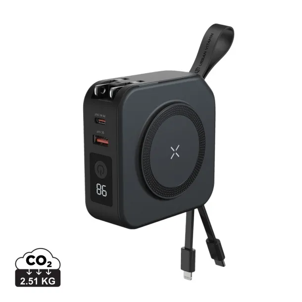  Urban Vitamin Saratoga 5u1 univerzalni punjač, 10.000 mAh - Urban Vitamin Crna