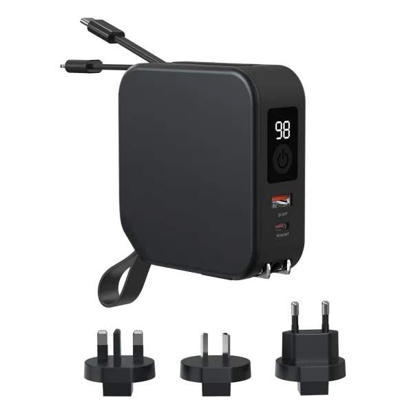  Urban Vitamin Saratoga 5u1 univerzalni punjač, 10.000 mAh - Urban Vitamin Crna