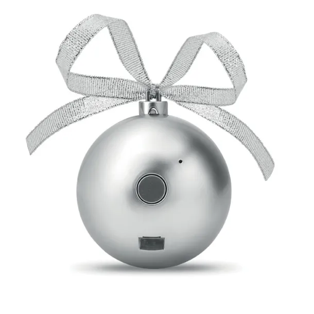 JINGLE BALL Speaker Christmas ball Silver