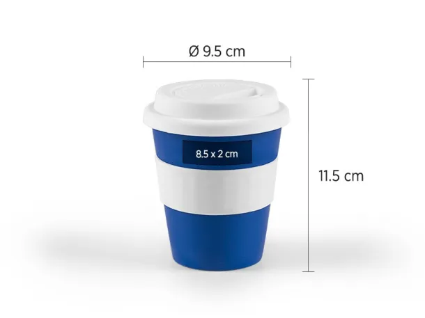 PANDA biodegradable mug Royal blue