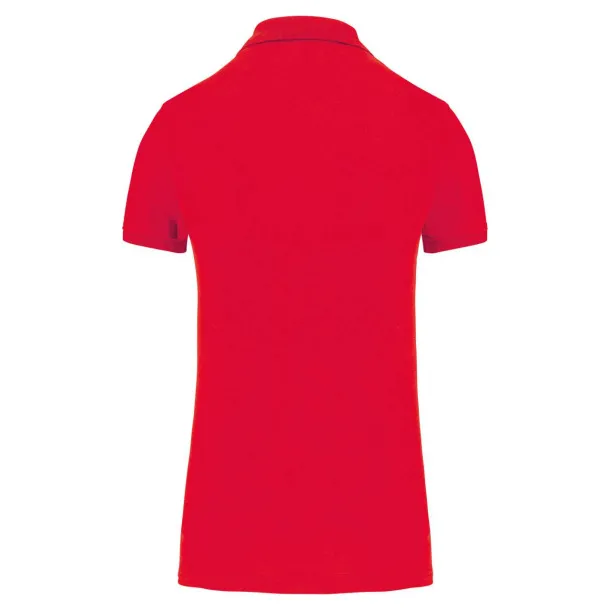  Ženska 180 pique organska polo majica, 180 g/m2 - Kariban Crvena