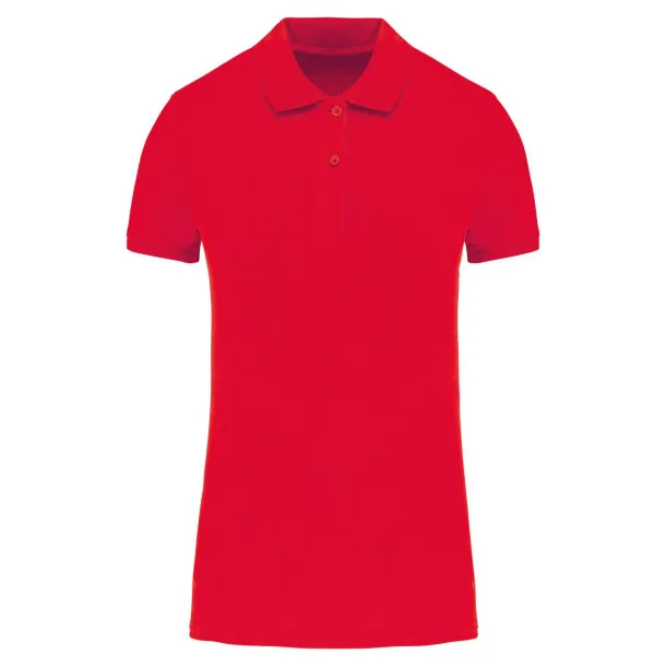  Ženska 180 pique organska polo majica, 180 g/m2 - Kariban Crvena