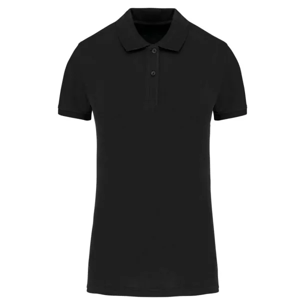  Ženska 180 pique organska polo majica, 180 g/m2 - Kariban Crna