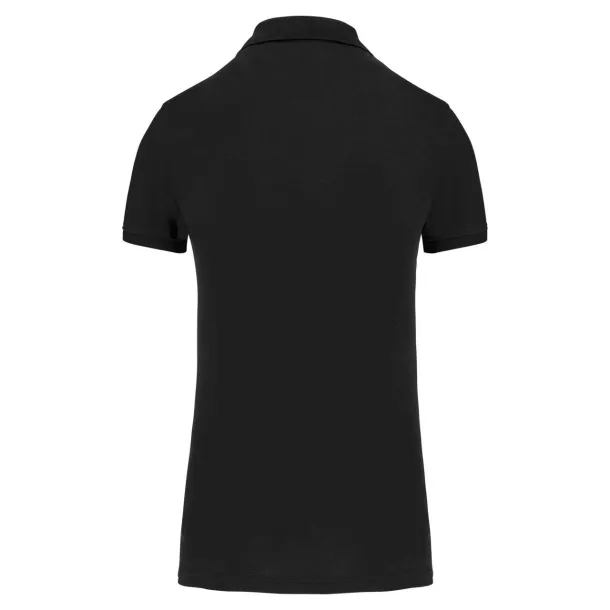  Ženska 180 pique organska polo majica, 180 g/m2 - Kariban Crna