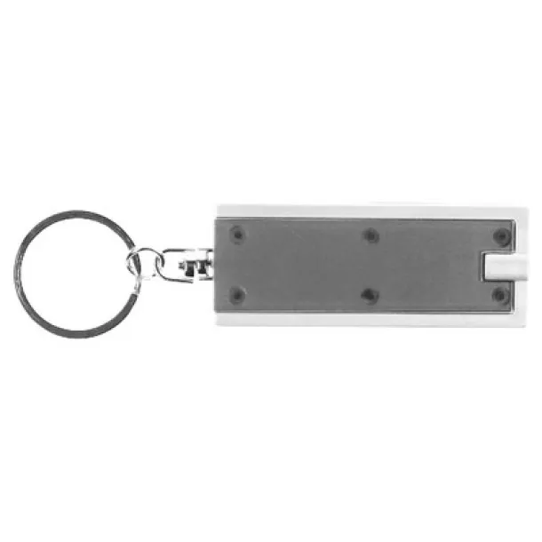  Keyring, 1 LED light Srebrna