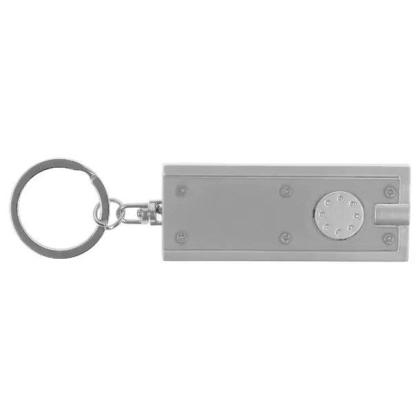  Keyring, 1 LED light Srebrna
