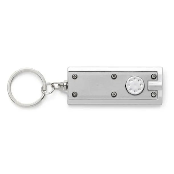  Keyring, 1 LED light Srebrna