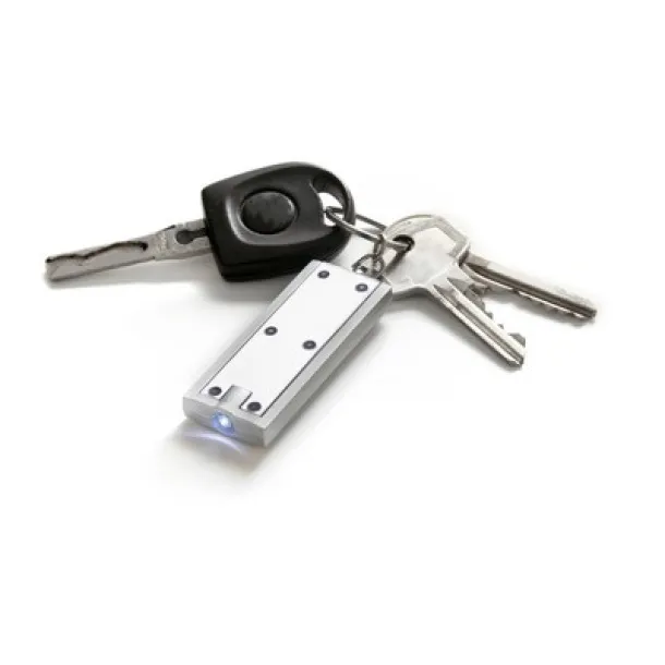  Keyring, 1 LED light Bijela