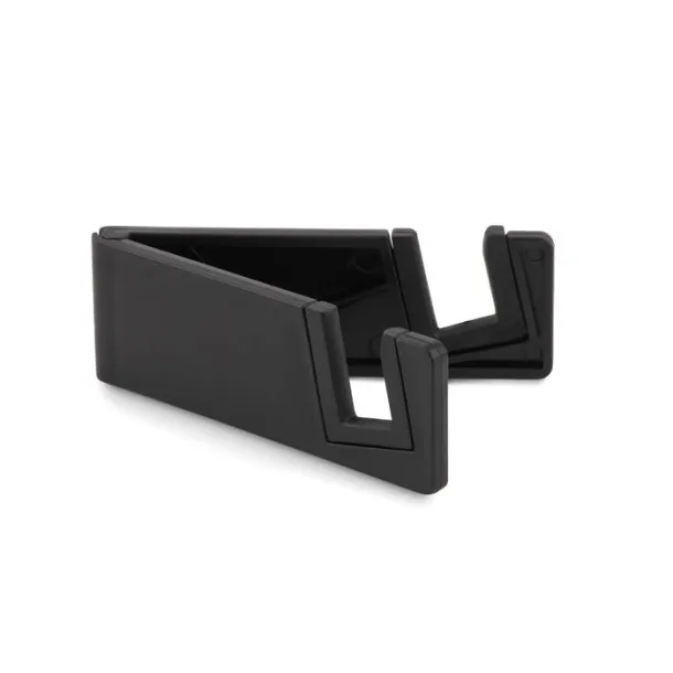 STANDOL+ Phone holder bamboo fibre/PP Black