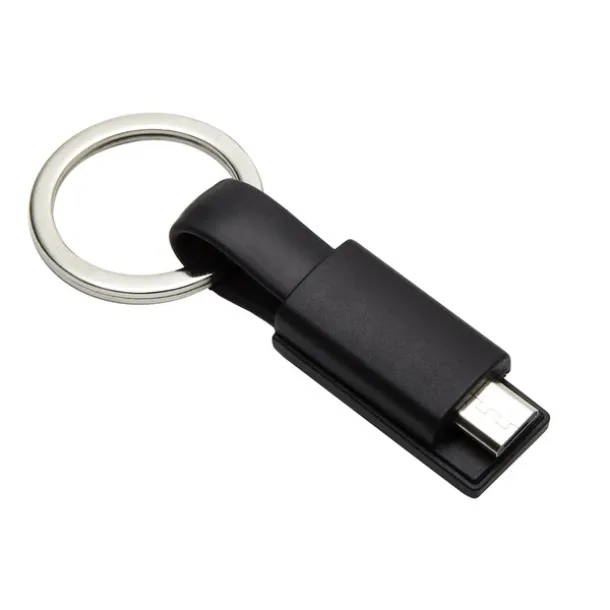 HOOK UP key ring with USB Black