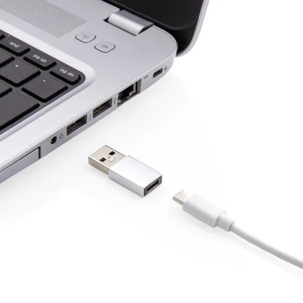  Adapter USB A na USB C - XD Collection Srebrna 