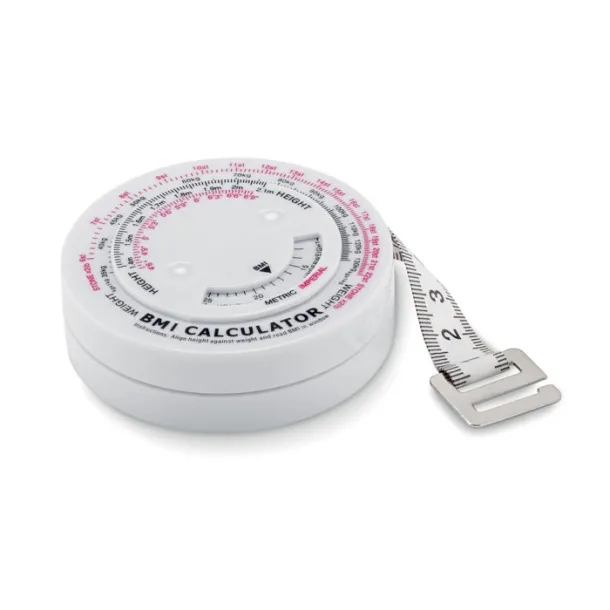 MEASURE IT BMI measuring tape White