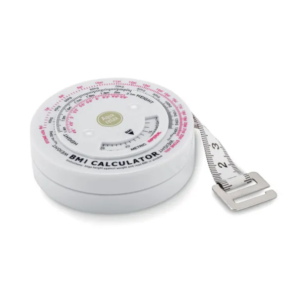 MEASURE IT BMI measuring tape White