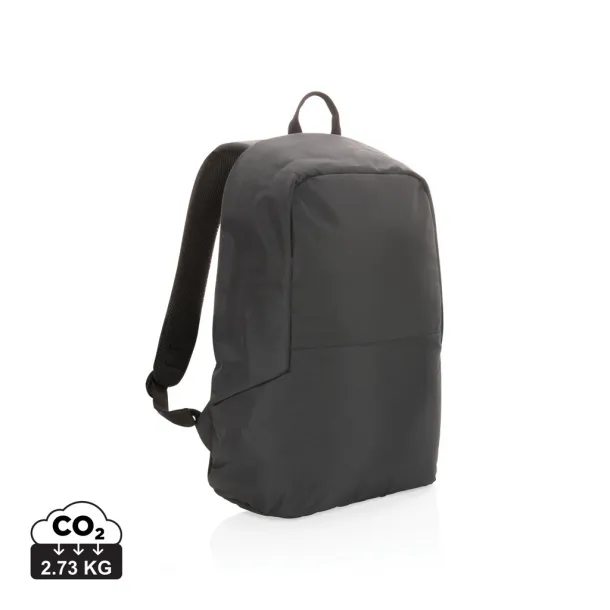  Impact AWARE™ RPET standard anti theft backpack - XD Collection Black 