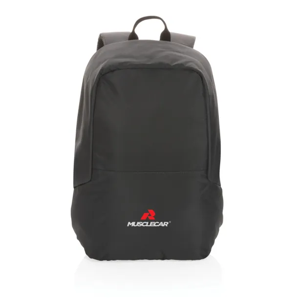  Impact AWARE™ RPET standardni ruksak protiv krađe, 15,6" - XD Collection Crna