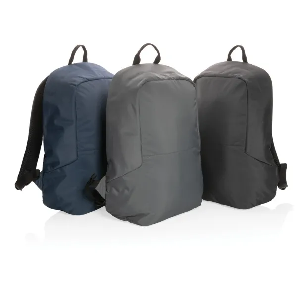  Impact AWARE™ RPET standard anti theft backpack - XD Collection Anthracite 