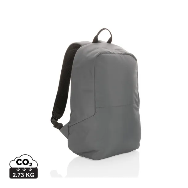  Impact AWARE™ RPET standard anti theft backpack - XD Collection Anthracite 