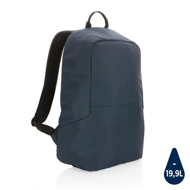  Impact AWARE™ RPET standard anti theft backpack - XD Collection Navy Blue 