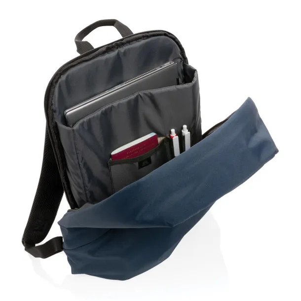  Impact AWARE™ RPET standardni ruksak protiv krađe, 15,6" - XD Collection Mornarsko plava