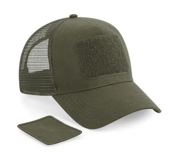  Patch Snapback Trucker - Beechfield Military Green