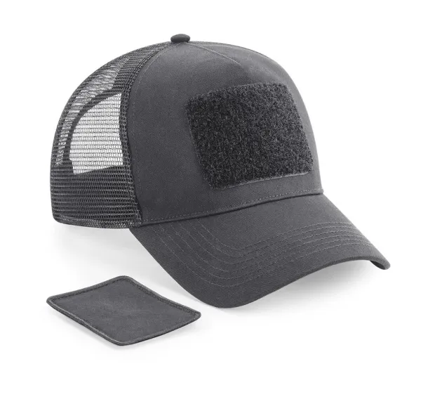  Patch Snapback Trucker - Beechfield Graphite Grey