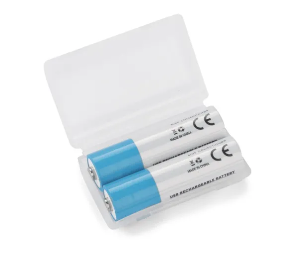  AA rechargeable batteries 1600 mAh Transparent