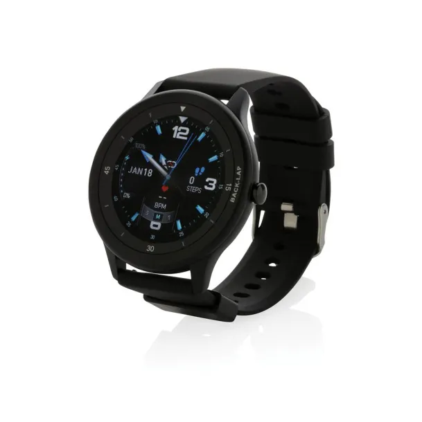  Swiss Peak RCS recycled TPU Watch - Swiss Peak Black 