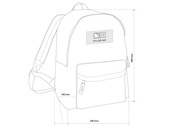 ROBIN rucksack - BRUNO Black