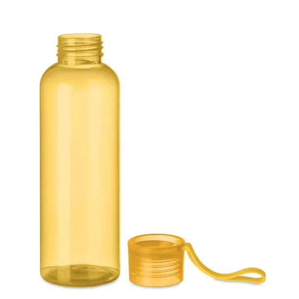 INDI Tritan bottle and hanger 500ml transparent yellow