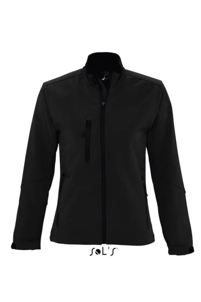  SOL'S ROXY - WOMEN'S SOFTSHELL ZIPPED JACKET - SOL'S Black