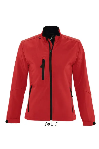  SOL'S ROXY - WOMEN'S SOFTSHELL ZIPPED JACKET - SOL'S Pepper Red