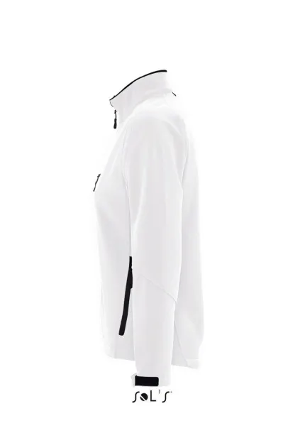  SOL'S ROXY - WOMEN'S SOFTSHELL ZIPPED JACKET - SOL'S White