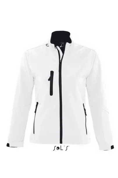  SOL'S ROXY - WOMEN'S SOFTSHELL ZIPPED JACKET - SOL'S White