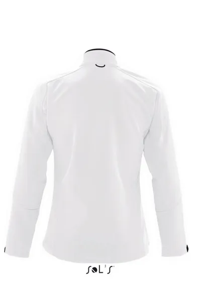  SOL'S ROXY - WOMEN'S SOFTSHELL ZIPPED JACKET - SOL'S White