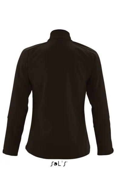  SOL'S ROXY - WOMEN'S SOFTSHELL ZIPPED JACKET - SOL'S Dark Chocolate