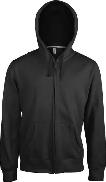  MEN'S FULL ZIP HOODED SWEATSHIRT - Kariban Black